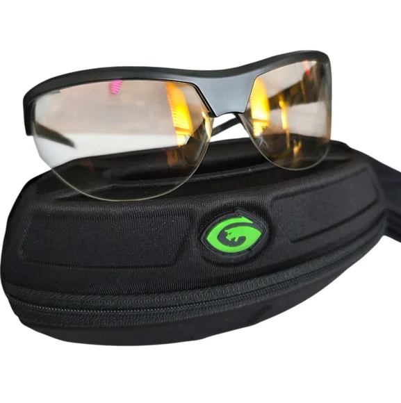 Gargoyles 10700169. QTM Cardinal-PR Sunglasses Matte Black Frame, Clear NIB - Picture 5 of 17